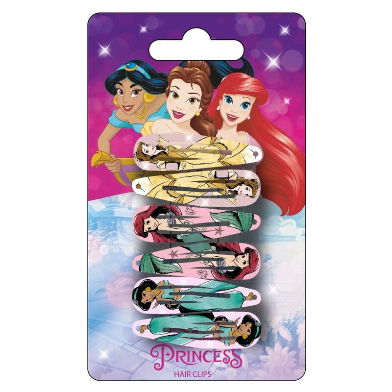 Blister 6 horquillas Princesas Disney - Frikibase.com