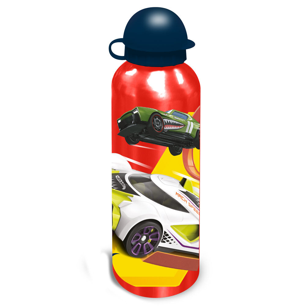 Blister Sandwichera + Cantimplora aluminio Hot Wheels 500ml - Frikibase.com