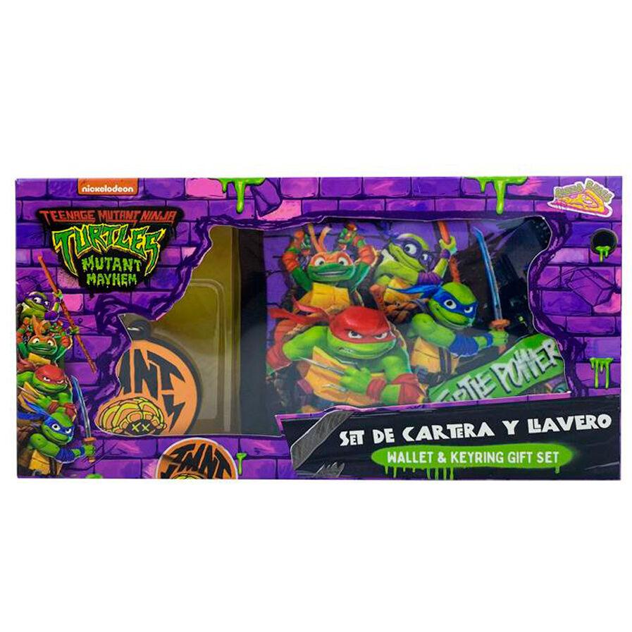 Blister cartera + llavero Mutant Mayhem Tortugas Ninja - Frikibase.com