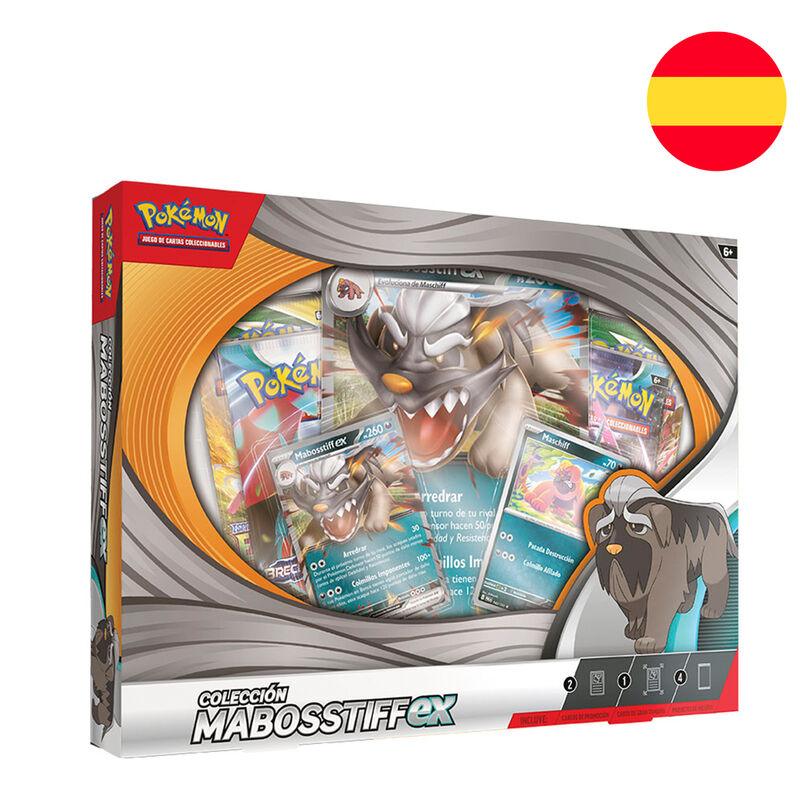 Blister juego cartas coleccionables Mabosstiff Pokemon español - Frikibase.com