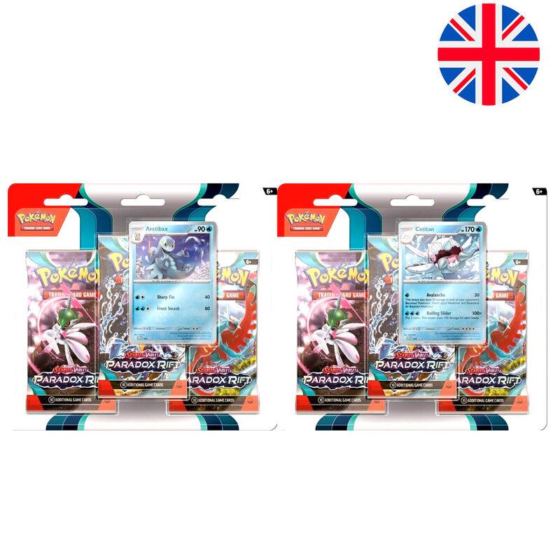 Blister juego cartas coleccionables Paradox Rift Scarlet & Violet Pokemon ingles (surtido) - Frikibase.com