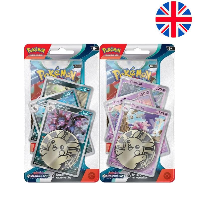 Blister juego cartas coleccionables Paradox Rift Scarlet & Violet Pokemon ingles (surtido) - Frikibase.com