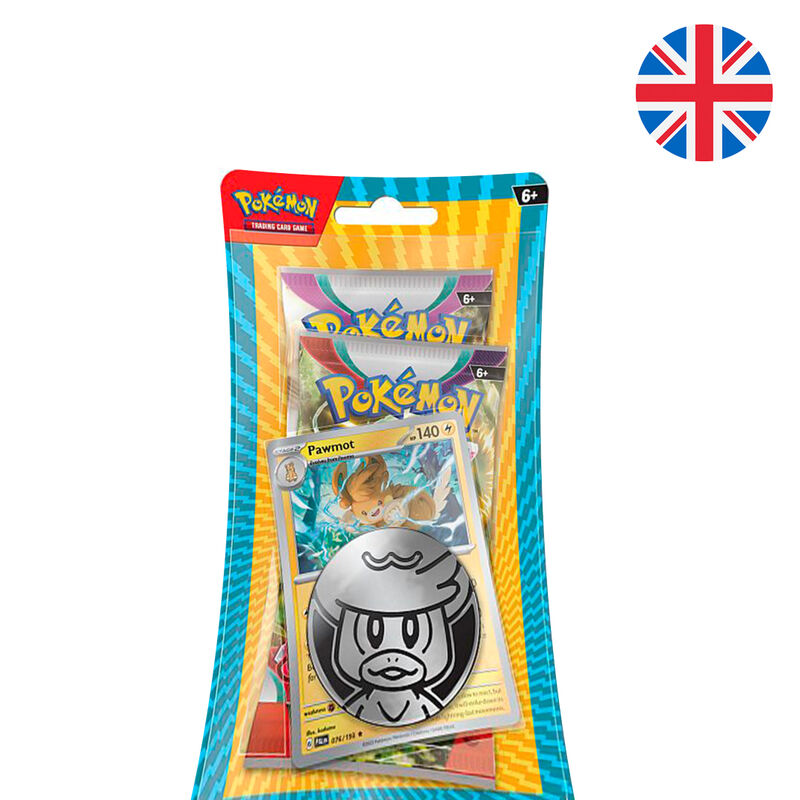 Blister juego cartas coleccionables Pokemon ingles - Frikibase.com