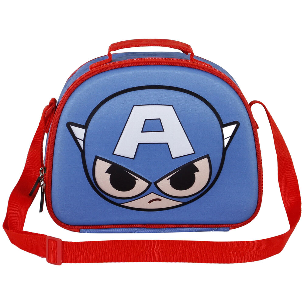 Bolsa portameriendas 3D Bobblehead Capitan America Vengadores Avengers Marvel - Frikibase.com