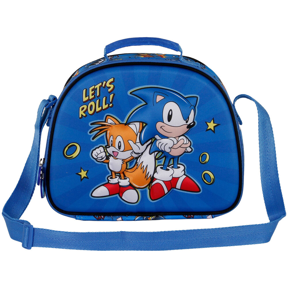 Bolsa portameriendas 3D Lets Roll Sonic The Hedgehog - Frikibase.com