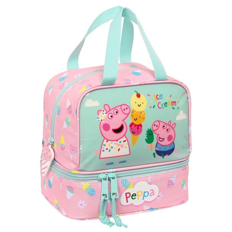 Bolsa portameriendas Ice Cream Peppa Pig termo - Frikibase.com