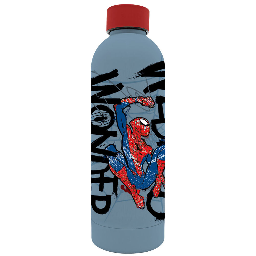 Botella aluminio Spiderman Marvel 500ml - Frikibase.com