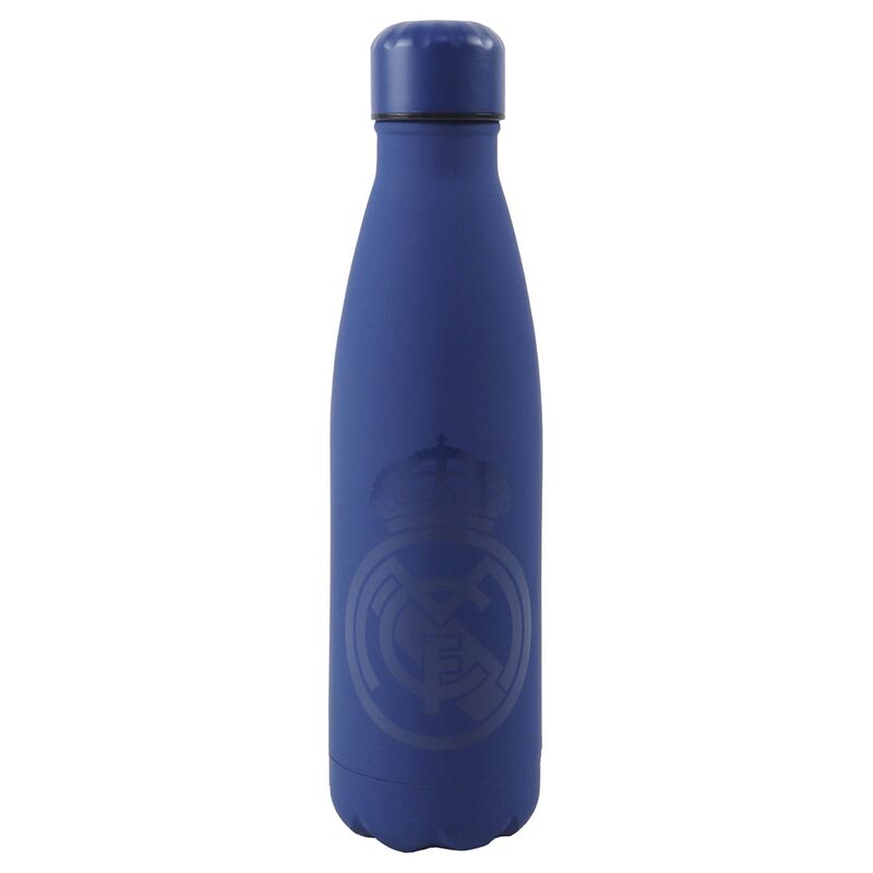 Botella azul acero inoxidable Real Madrid 600ml - Frikibase.com