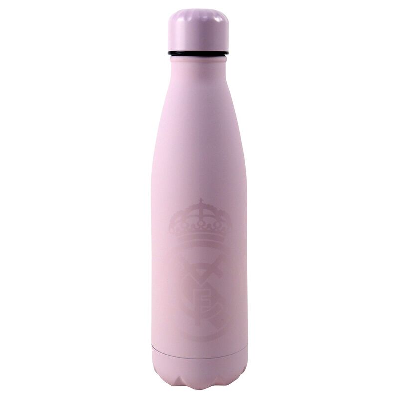 Botella rosa acero inoxidable Real Madrid 600ml - Frikibase.com