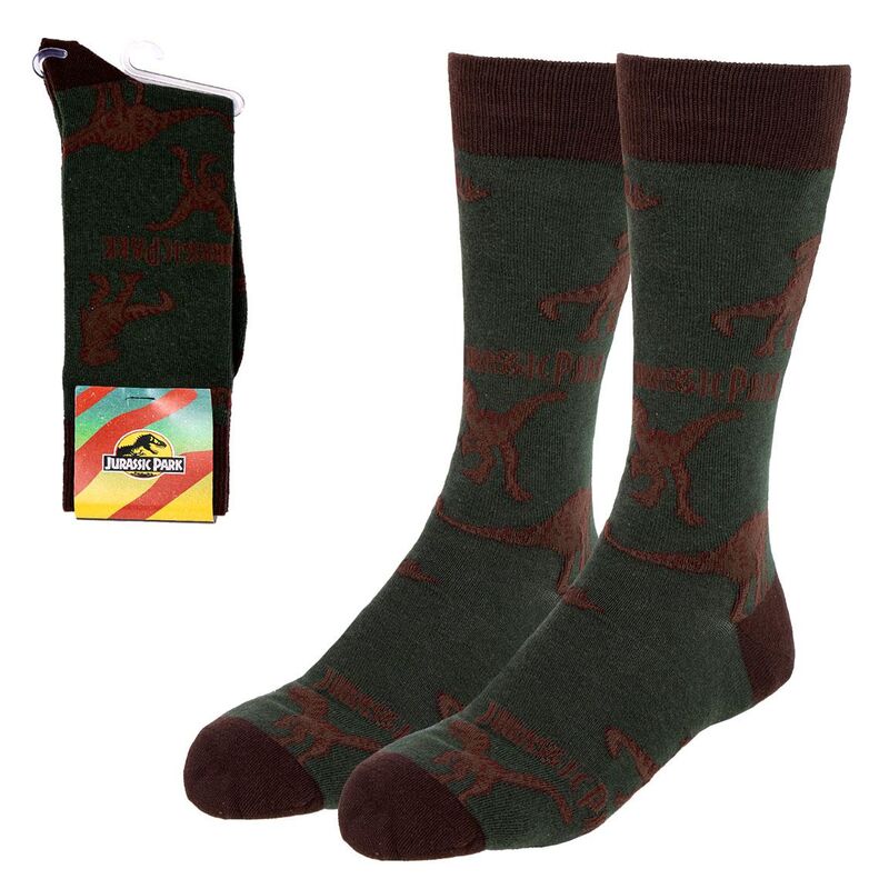 Calcetines Jurassic Park adulto - Frikibase.com