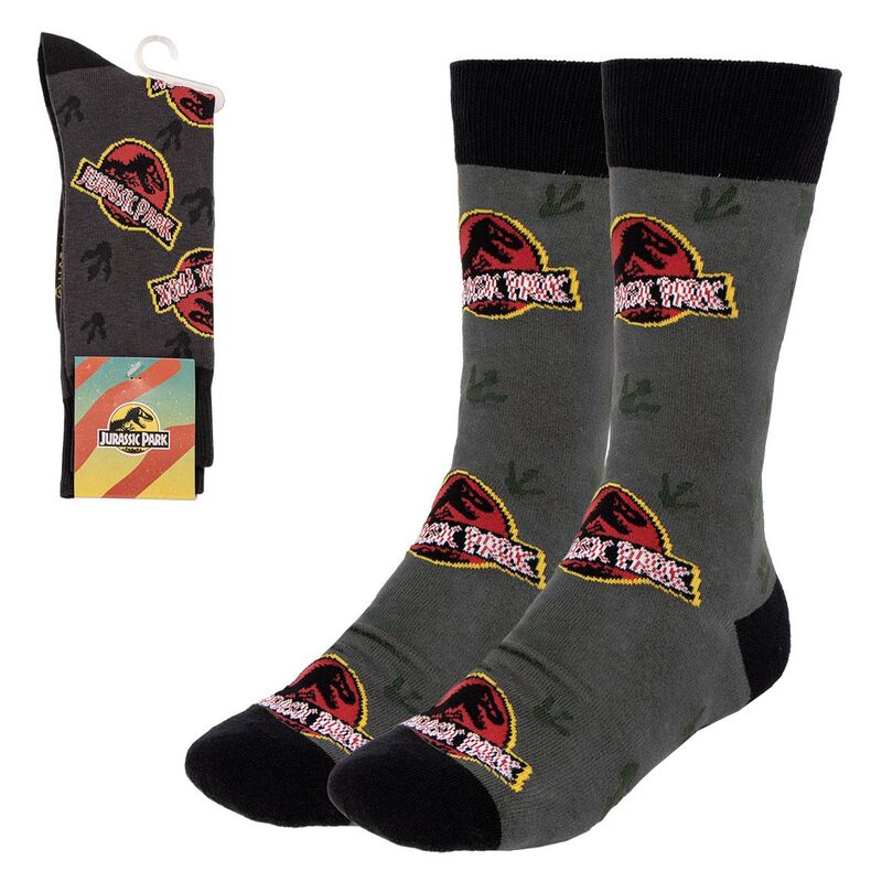 Calcetines Jurassic Park adulto - Frikibase.com