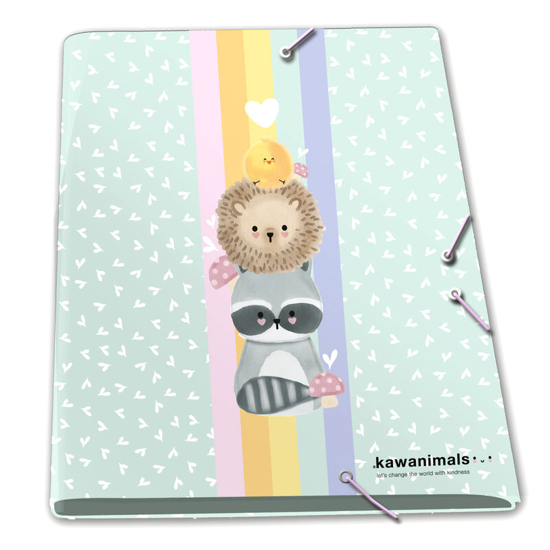 Carpeta A4 Bosque Kawanimals solapas - Frikibase.com