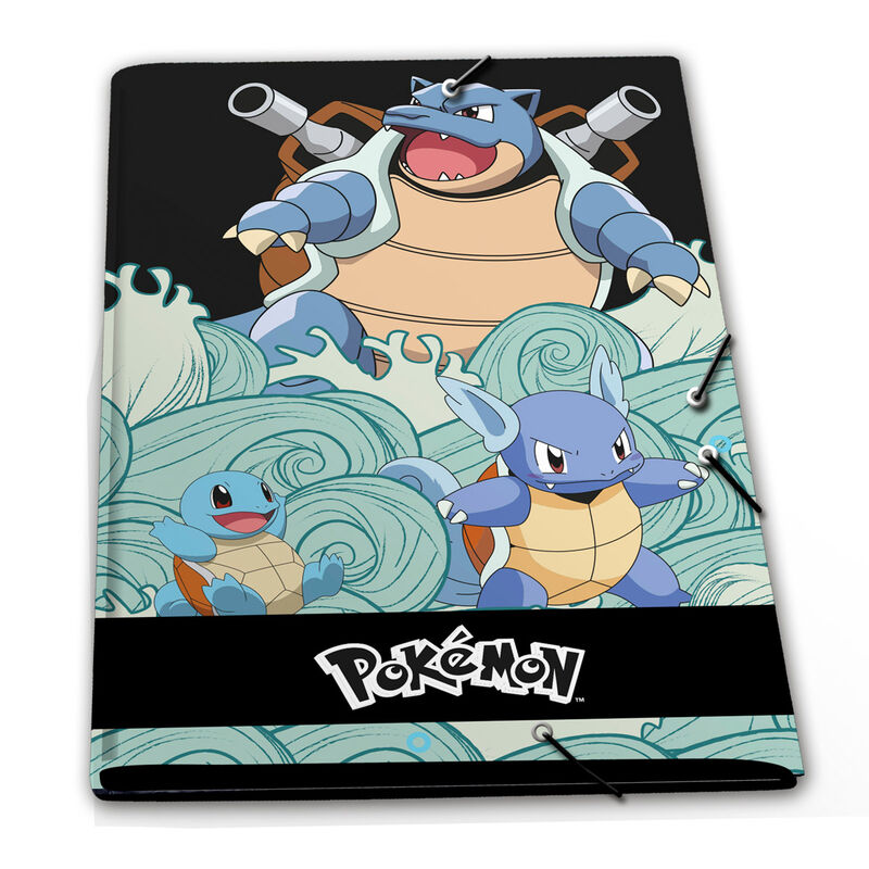 Carpeta A4 Squirtle Evolution Pokemon - Frikibase.com