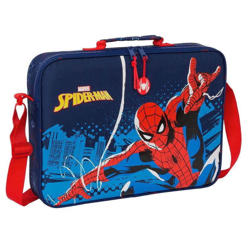 Cartera extraescolares Neon Spiderman Marvel - Frikibase.com