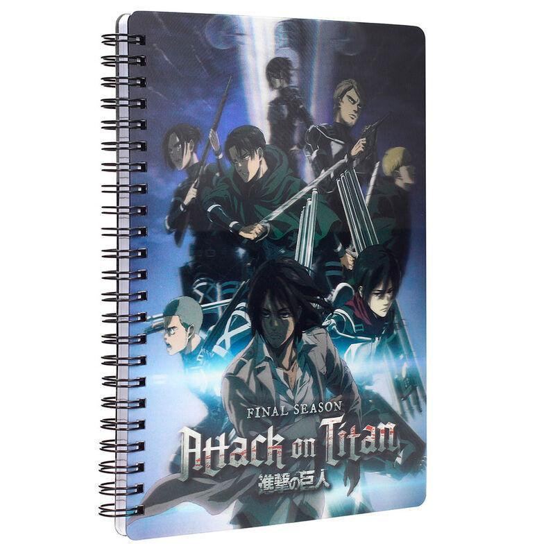 Cuaderno 3D Group Attack on Titans - Frikibase.com