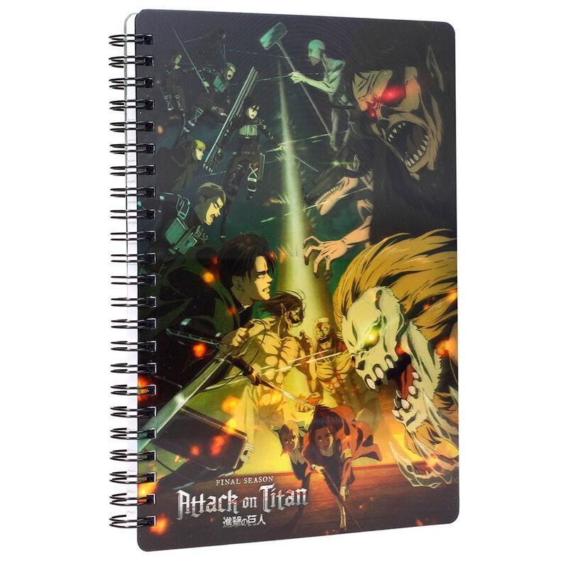 Cuaderno 3D Struggle Attack on Titans - Frikibase.com