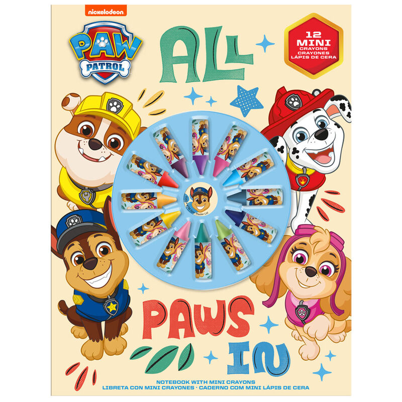 Cuaderno + pegatinas Patrulla Canina - Frikibase.com