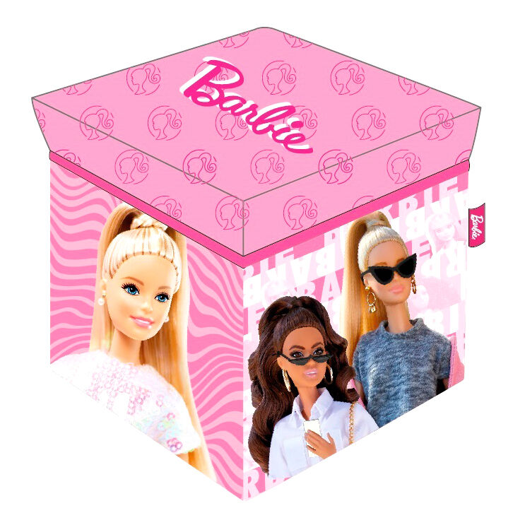 Cubo almacenaje Barbie - Frikibase.com