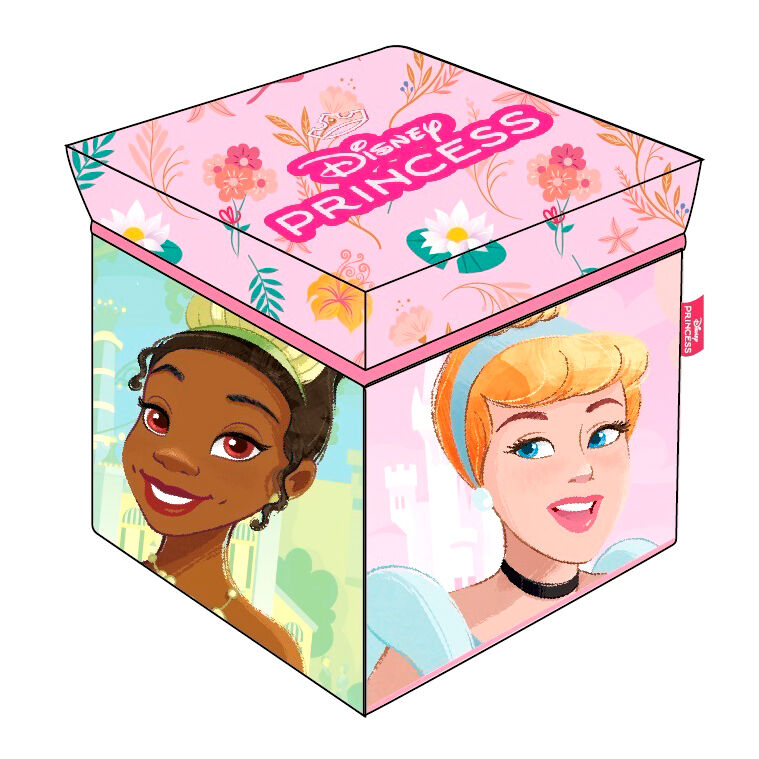 Cubo almacenaje Princesas Disney - Frikibase.com