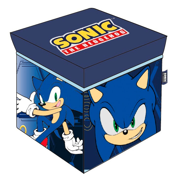 Cubo almacenaje Sonic the Hedgehog - Frikibase.com