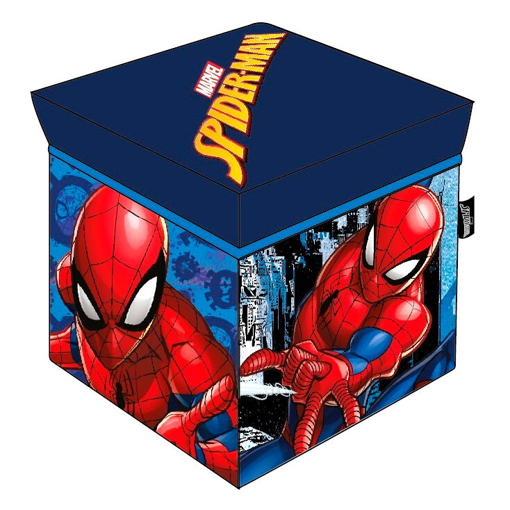 Cubo almacenaje Spiderman Marvel - Frikibase.com