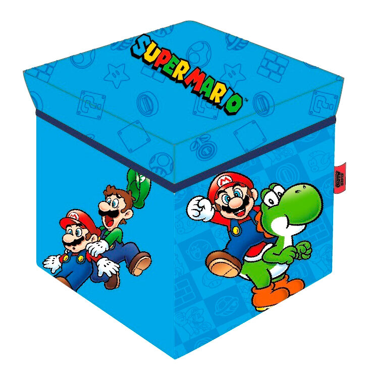 Cubo almacenaje Super Mario Bros - Frikibase.com