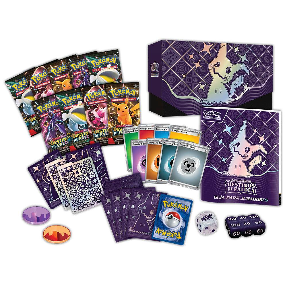 Estuche juego cartas coleccionables Destinos de Paldea Escarlata y Purpura Pokemon español - Frikibase.com