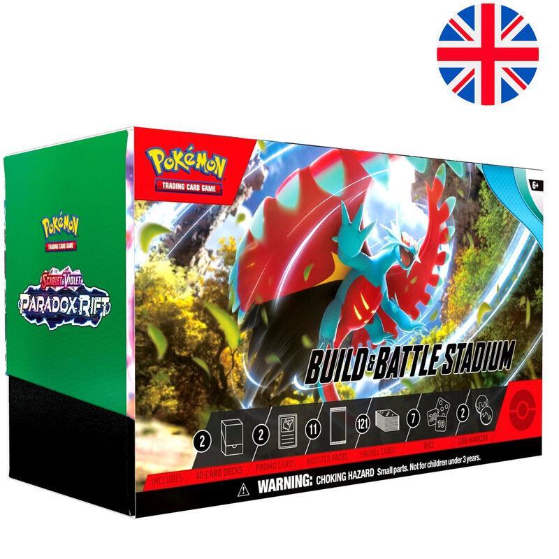 Estuche juego cartas coleccionables Paradox Rift Scarlet & Violet Pokemon ingles - Frikibase.com