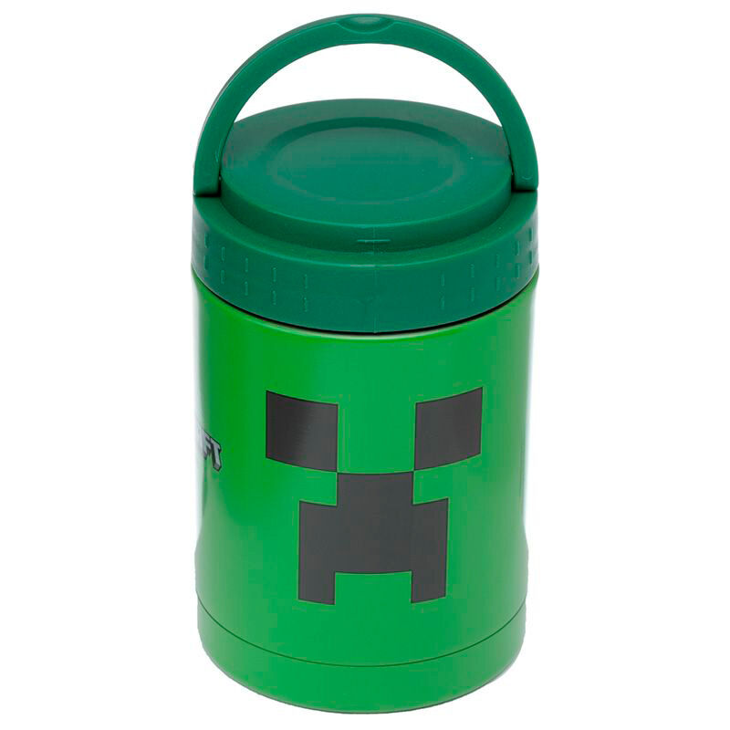 Fiambrera portatil Creeper Minecraft 500ml termo - Frikibase.com