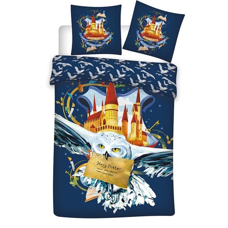 Funda nordica Hedwig Harry Potter cama 90cm microfibra - Frikibase.com