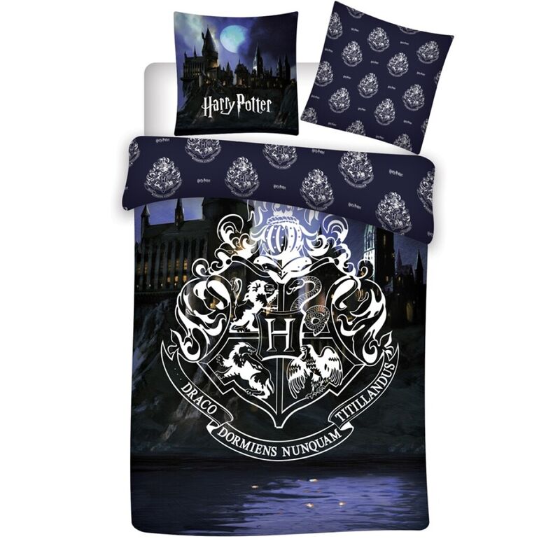 Funda nordica Hogwarts Harry Potter cama 90cm microfibra - Frikibase.com