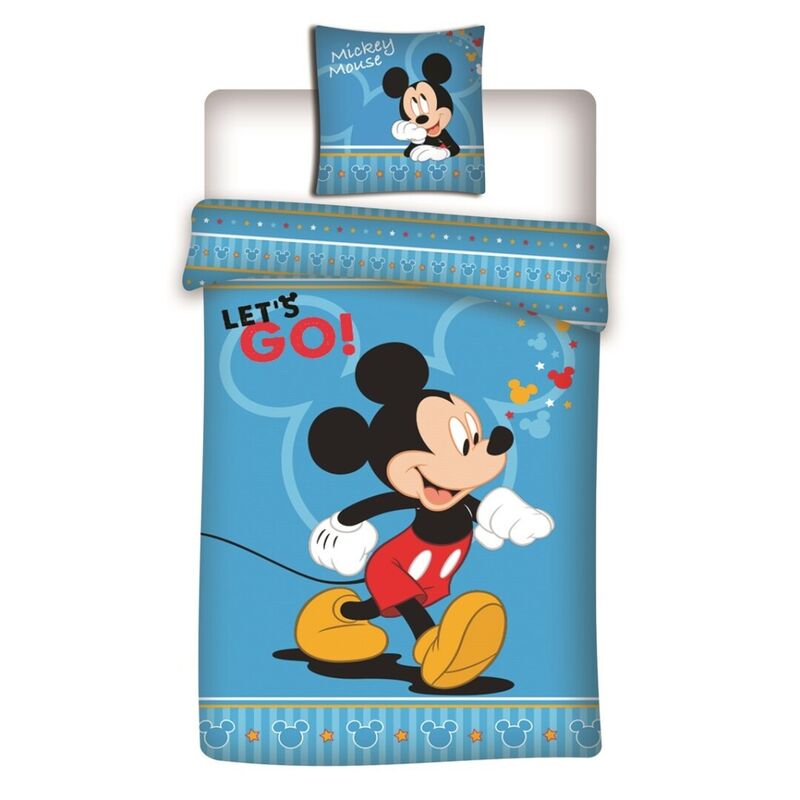 Funda nordica Mickey Disney cama 90cm microfibra - Frikibase.com