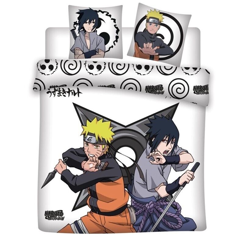 Funda nordica Naruto Shippuden cama 135cm microfibra - Frikibase.com