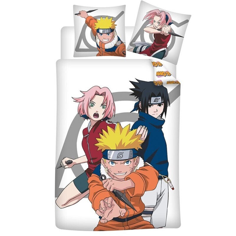 Funda nordica Naruto Shippuden cama 90cm policotton - Frikibase.com