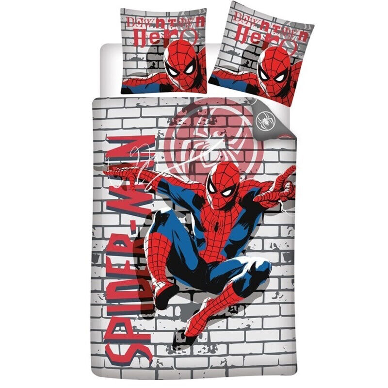 Funda nordica Spiderman Marvel cama 90cm policotton - Frikibase.com