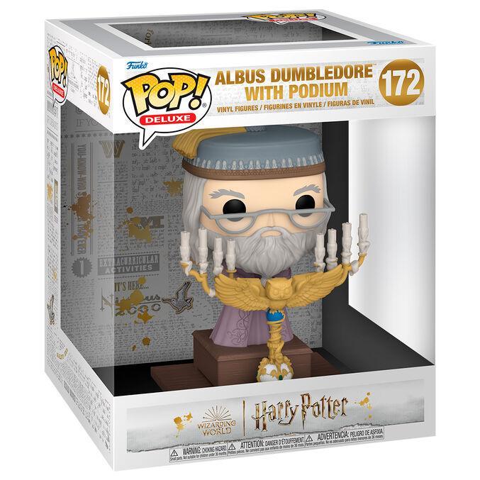 Funko POP Deluxe Harry Potter y el Prisionero de Azkaban - Dumbledore with Podium - Frikibase.com