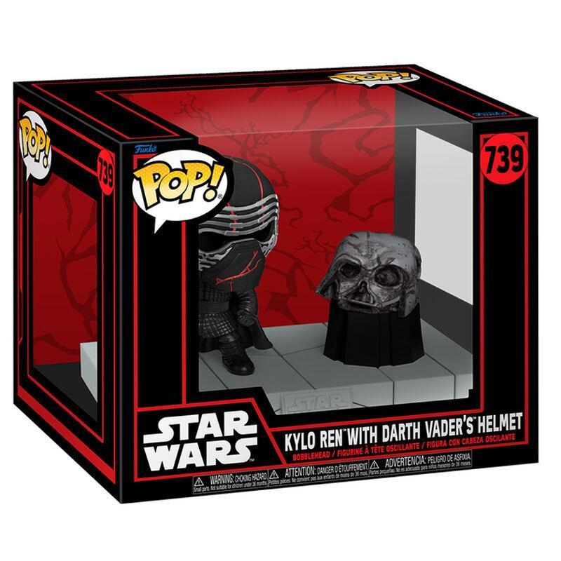 Funko POP Deluxe Star Wars Kylo Ren with Darth Vader Helmet - Frikibase.com