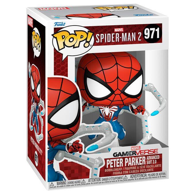 Funko POP Marvel Spiderman 2 Peter Parker Advanced Suit 2.0 - Frikibase.com