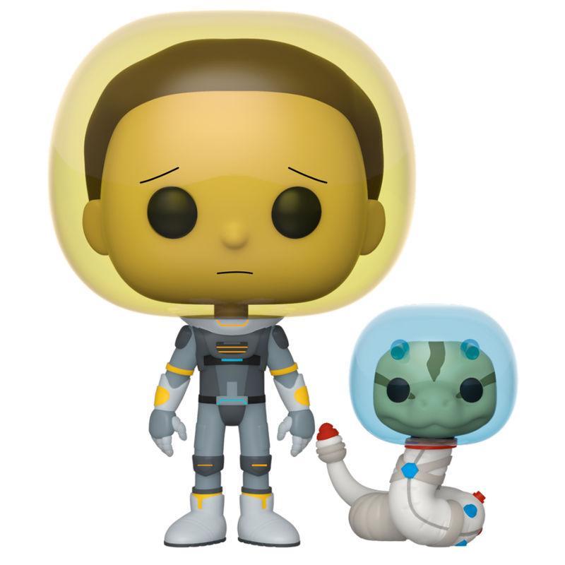 Funko POP Rick & Morty Space Suit Morty with Snake - Frikibase.com