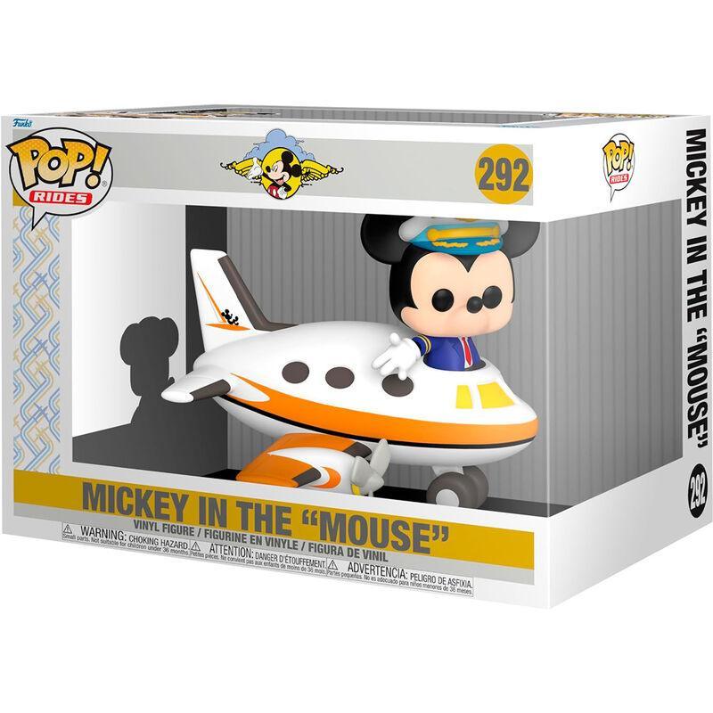 Funko POP Rider Disney Mickey with Plane - Frikibase.com