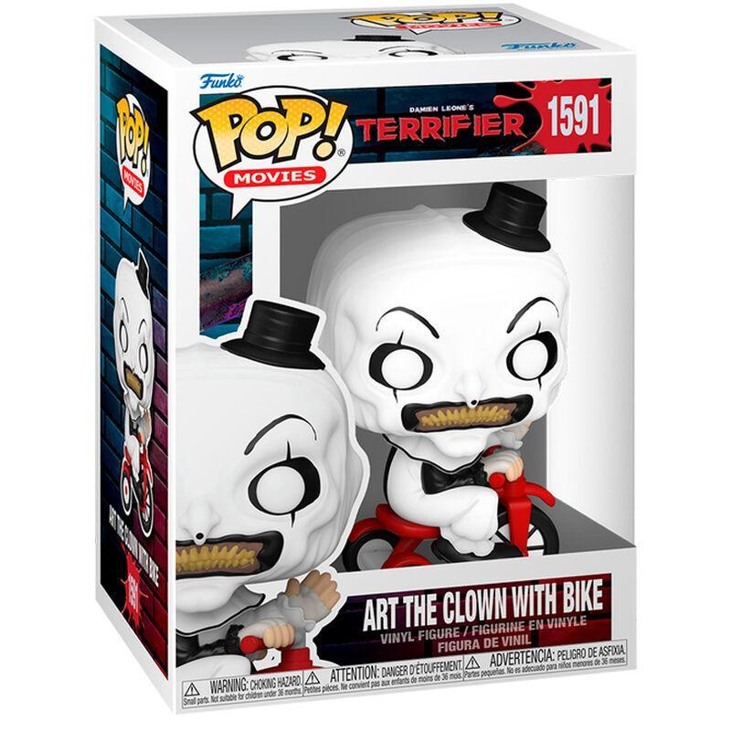 Funko POP Terrifier Art the Clown with Bike - Frikibase.com