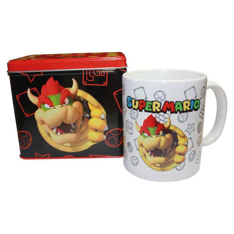 Hucha + taza Bowser Super Mario Bros Nintendo - Frikibase.com