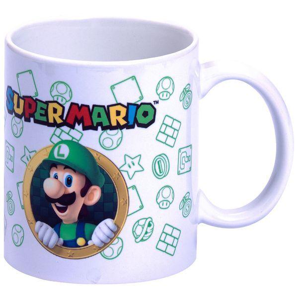 Hucha + taza Luigi Super Mario Bros Nintendo - Frikibase.com