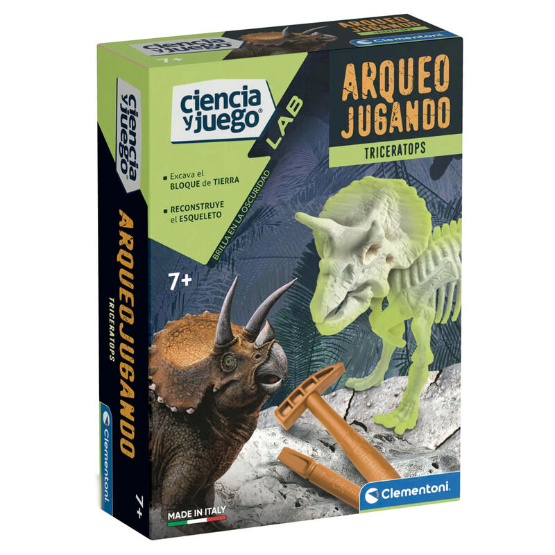 Juego Arqueojugando Triceratops fosforescente - Frikibase.com