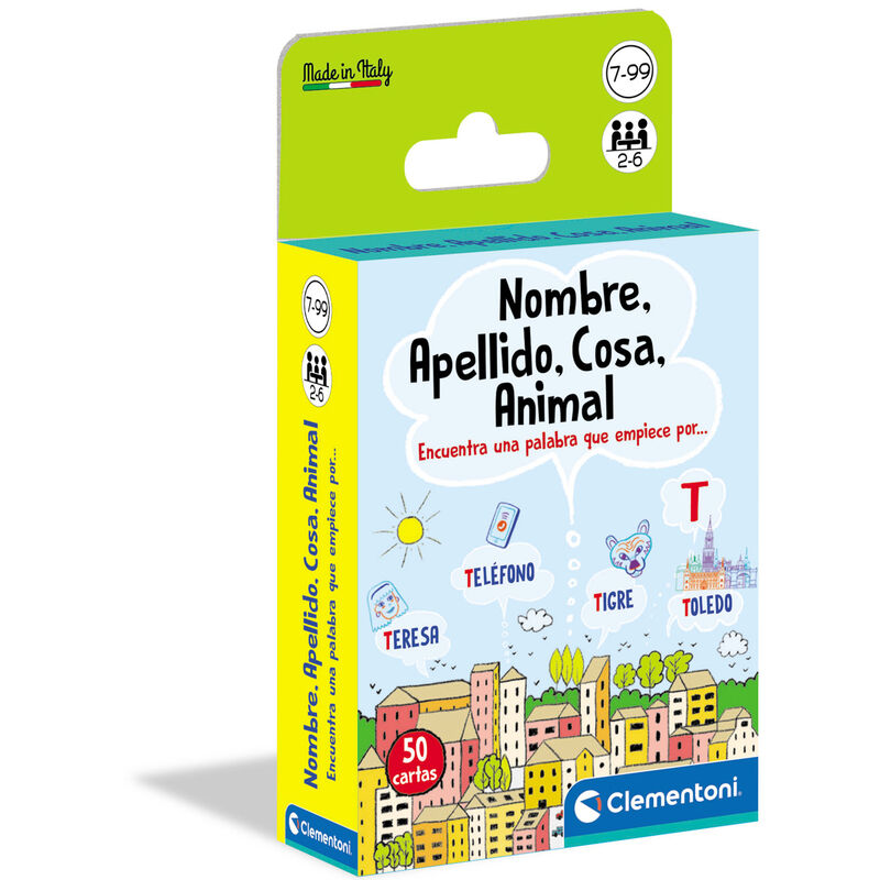 Juego cartas Nombre Apellido Cosa Animal - Frikibase.com