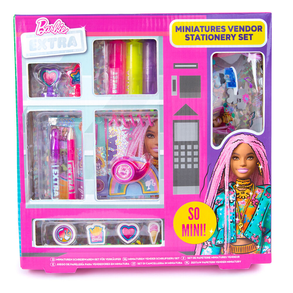 Juego de papeleria miniatura Barbie - Frikibase.com