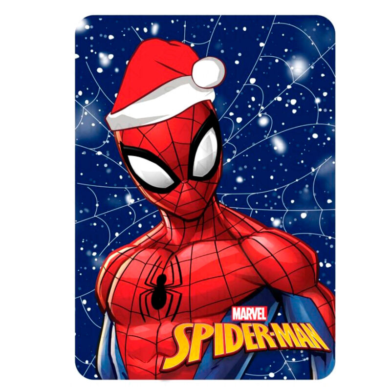 Manta polar Navidad Spiderman Marvel - Frikibase.com