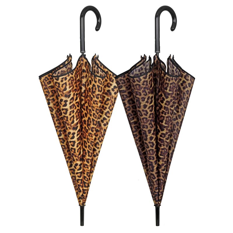 Paraguas automatico estampado leopardo 61cm (surtido) - Frikibase.com