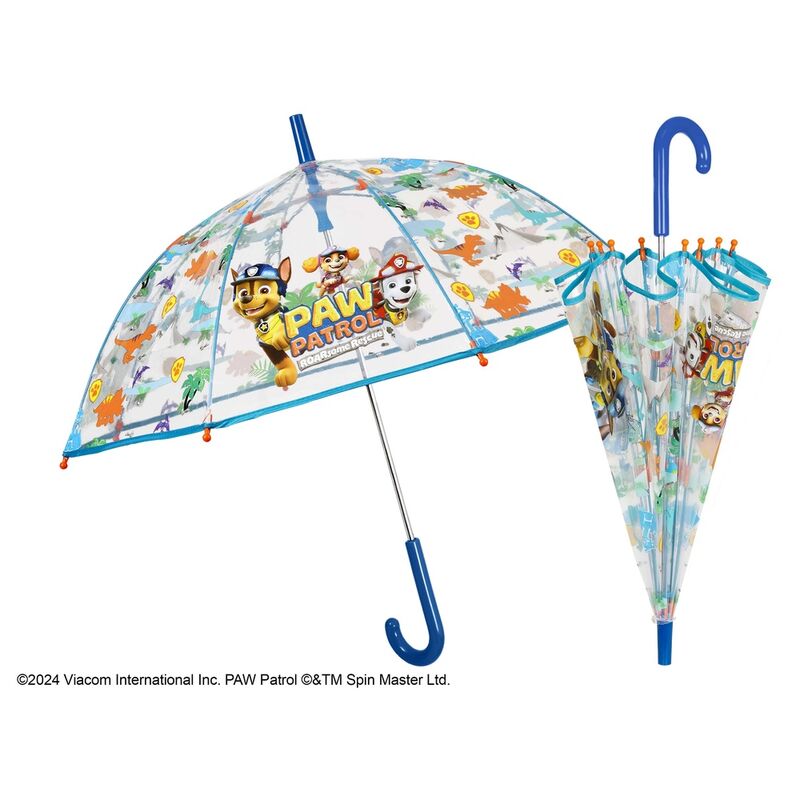 Paraguas manual transparente Patrulla Canina Paw Patrol 45cm - Frikibase.com