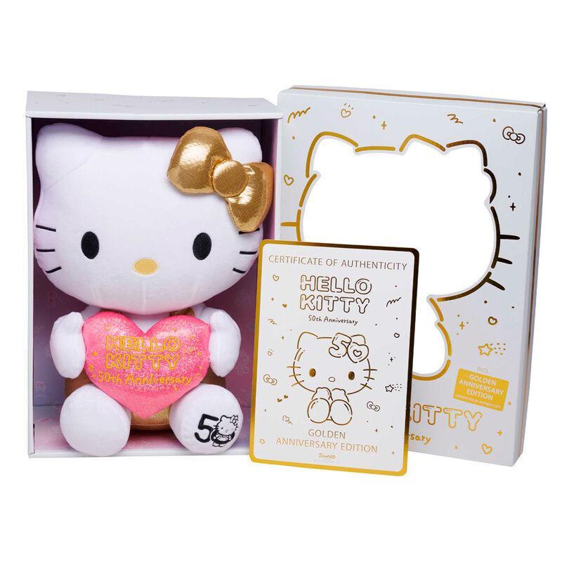 Peluche 50th Anniversario Hello Kitty 30cm - Frikibase.com